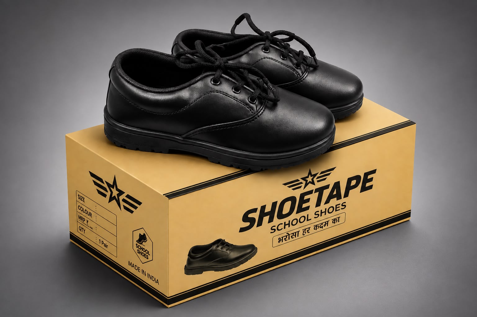SHOETAPE Daily Wear School Shoe